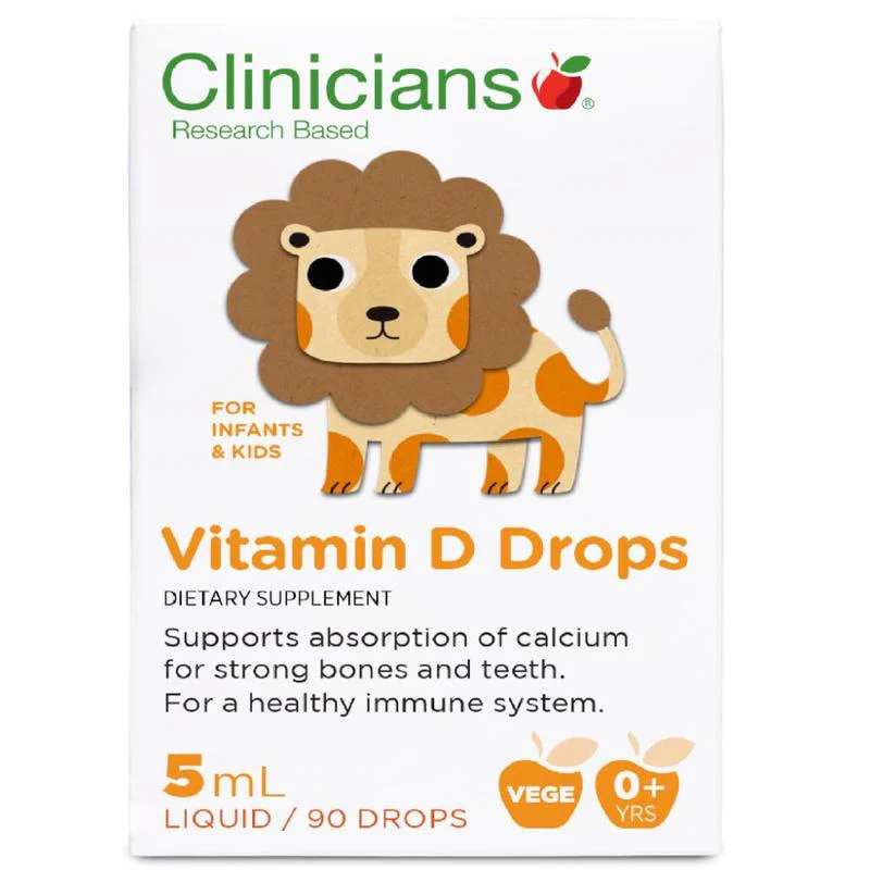 Clinicians Vitamin D Drops 5ml