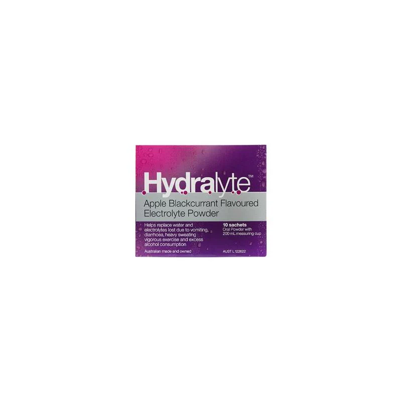 Hydralyte Apple Blackcurrant Sachets 10pk