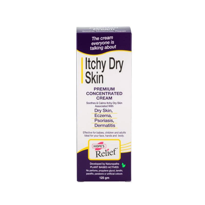Hope's Relief Itchy Dry Skin Cream 125g