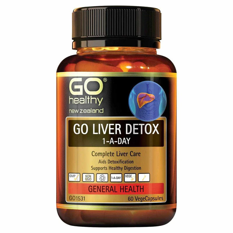 GO Healthy GO Liver Detox 1-A-Day VegeCapsules 60s