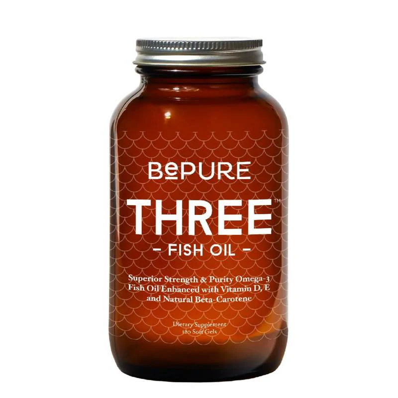 BePure Three Fish Oil Caps 120s